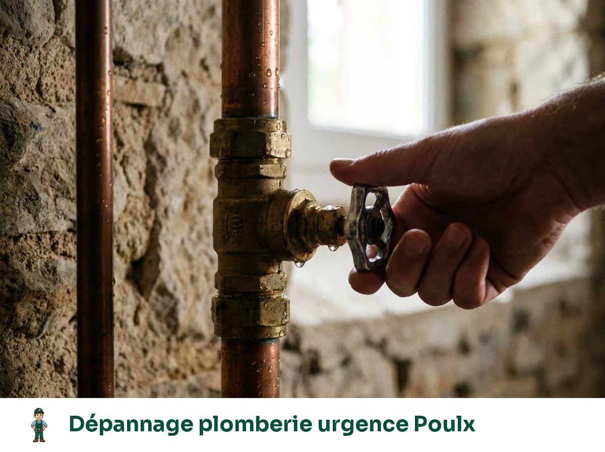 Dépannage plomberie urgence à Poulx