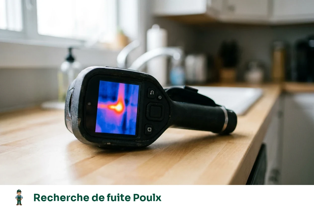 Recherche de fuite à Poulx