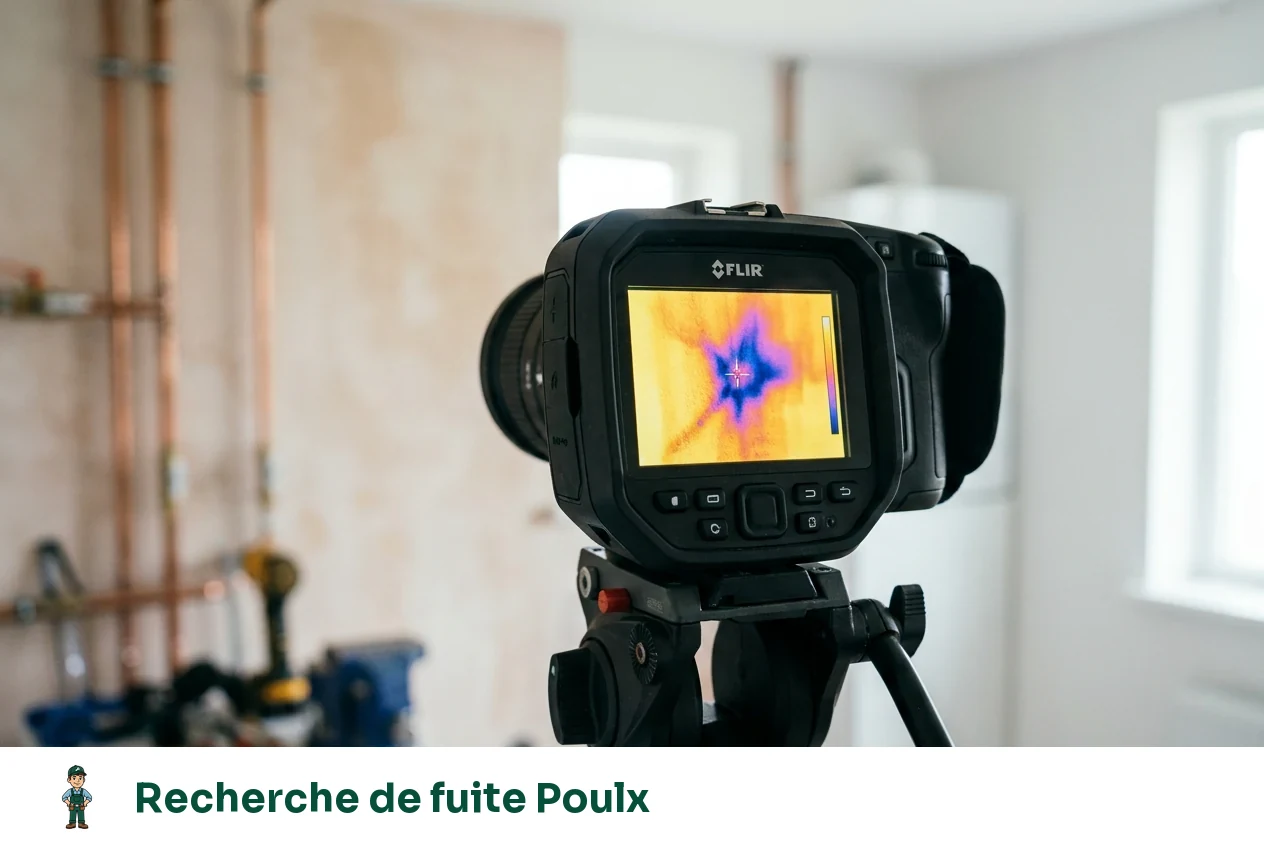 Recherche de fuite à Poulx