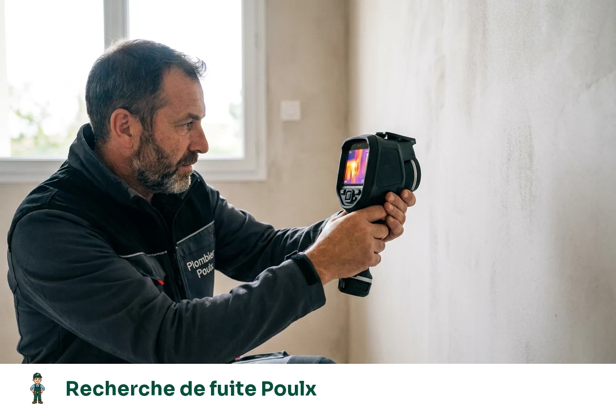 Recherche de fuite à Poulx