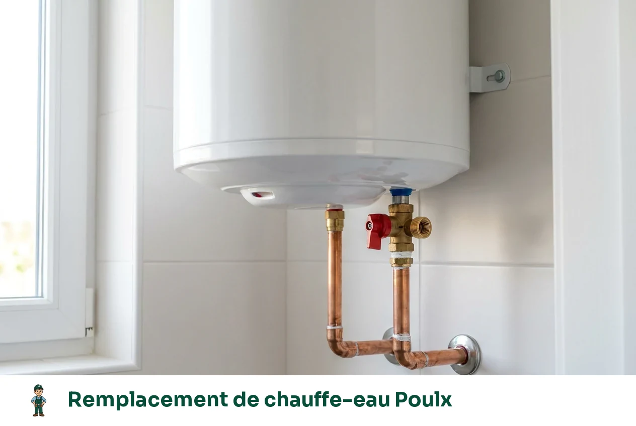 Remplacement de chauffe-eau à Poulx