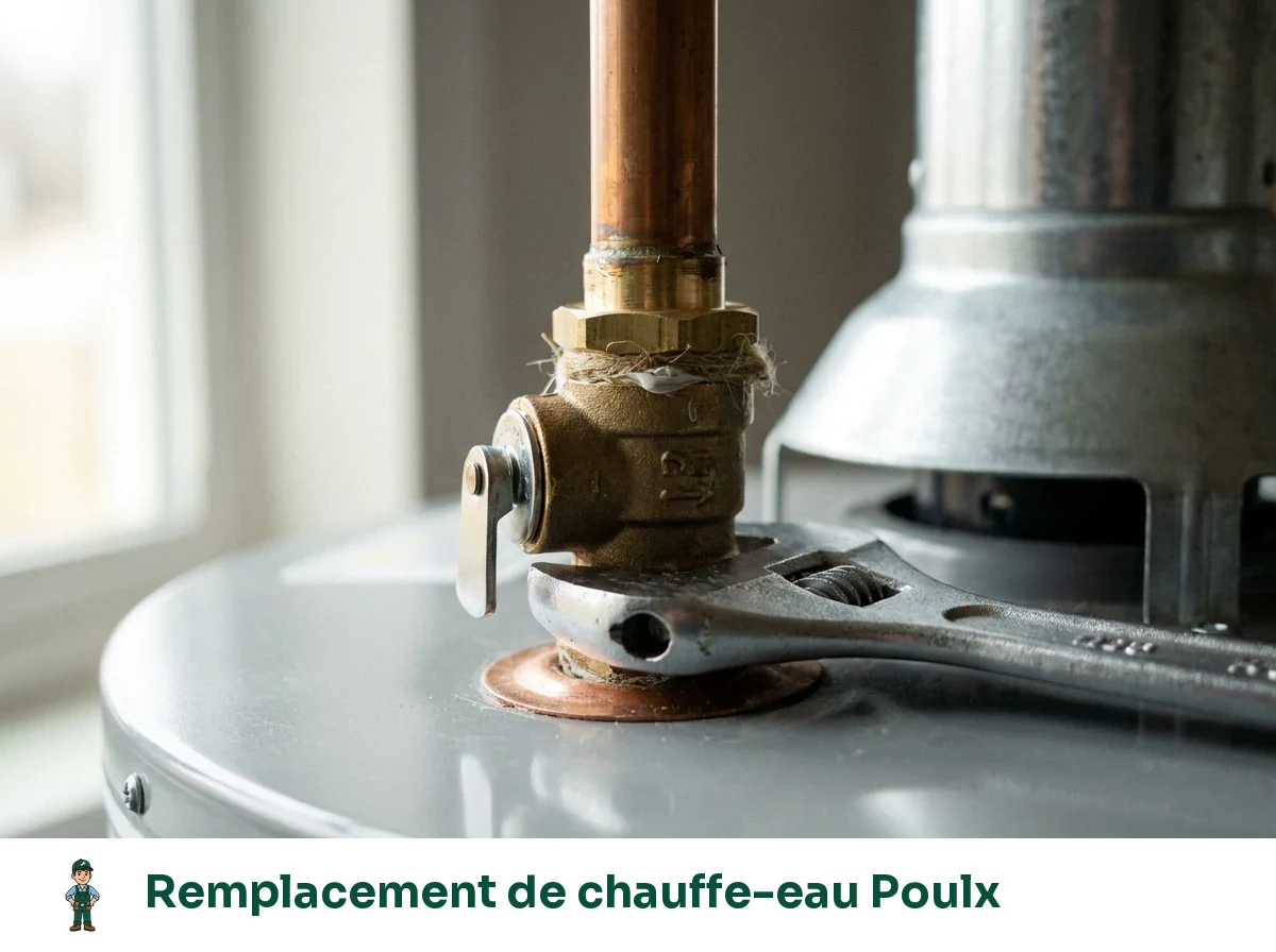 Remplacement de chauffe-eau à Poulx