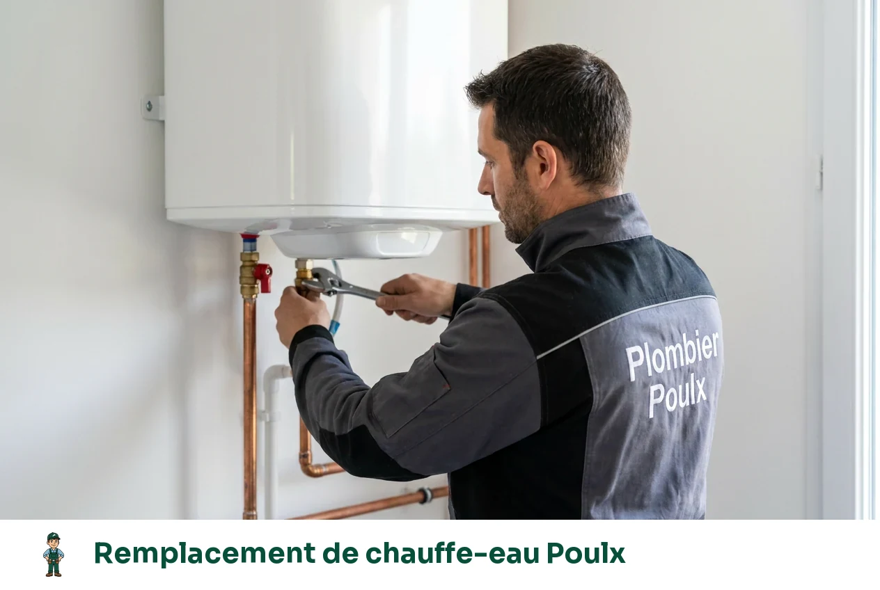 Remplacement de chauffe-eau à Poulx