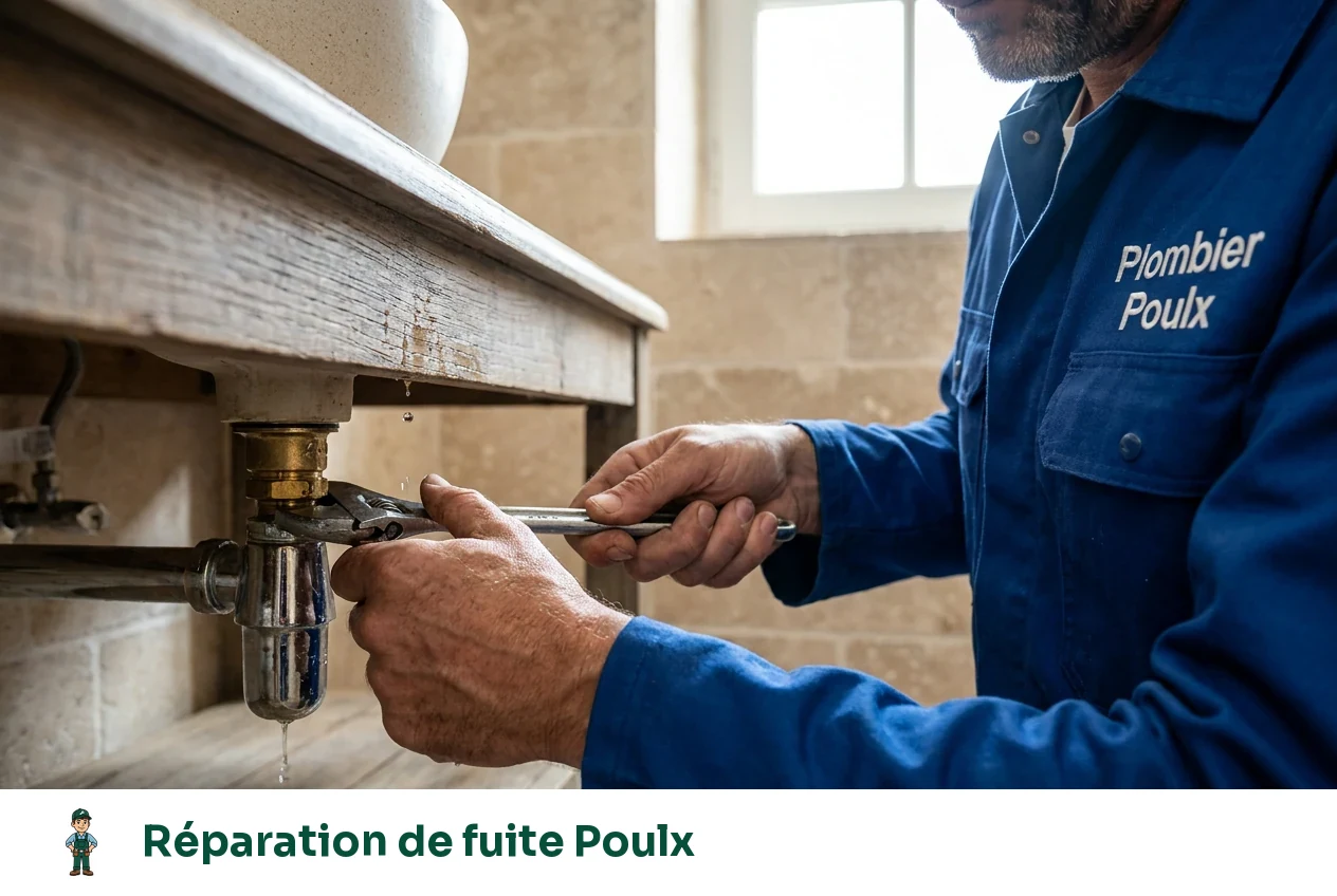 Réparation de fuite à Poulx